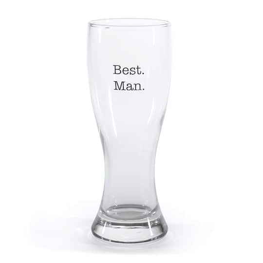 Hortense B. Hewitt Co. Grooms’ Man Pilsner, Best Man in Clear | 8.5″ | Michaels® Hortense B. Hewitt Co. Grooms’ Man Pilsner, Best Man in Clear | 8.5″ | Michaels®
